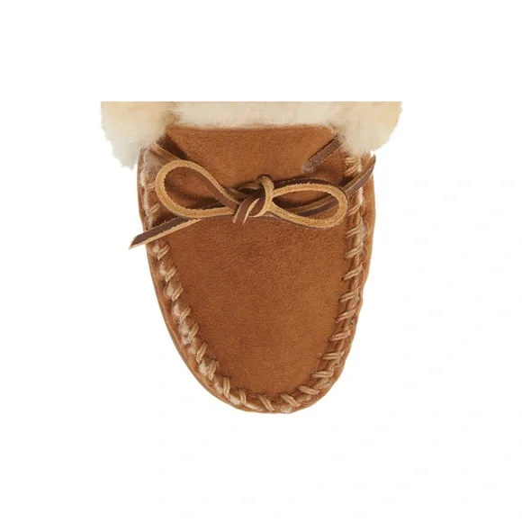 LL.Bean Wicked Good Genuine Shearling Moccasin Slipper - Picture 5 of 10